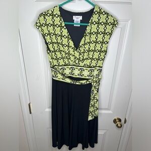 Maggy L Faux wrap dress, size 8